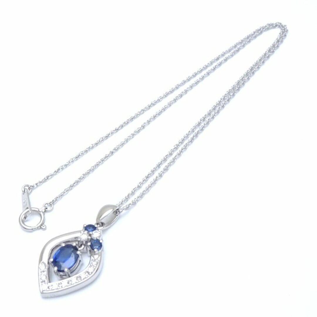 TASAKI(タサキ)の田崎真珠 TASAKI ネックレス サファイヤ0.61ct ダイヤモンド0.13ct Pt900プラチナ × Pt850プラチナ  / 199317【中古】【BJ】 レディースのアクセサリー(ネックレス)の商品写真