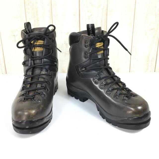 MENs 27.3cm  スカルパ アイガー Eiger レザー マウンテニアリングブーツ イタリア製 SCARPA ブラック系