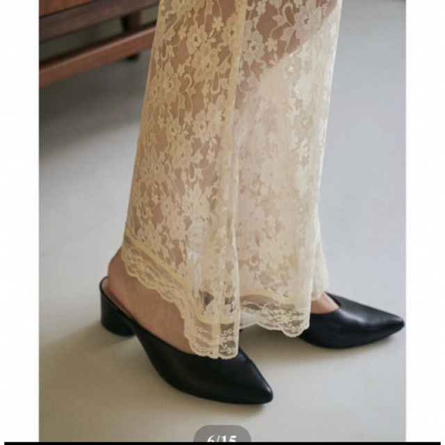 épine - acka flower lace pants レースパンツ の通販 by shop｜エピヌ ...