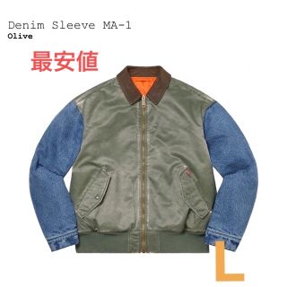 シュプリーム(Supreme)のSupreme Denim Sleeve MA-1(ブルゾン)