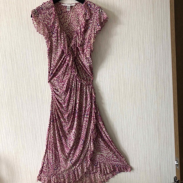 美品 ダイアン DIANE von FURSTENBERG シルク ワンピース