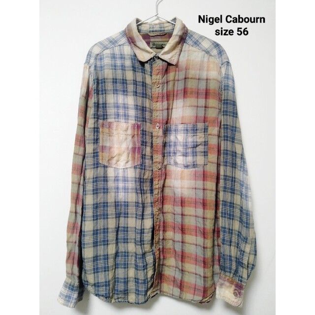 Nigel Cabourn ナイジェルケーボン チェック リネンシャツリネンシャツ