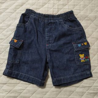 ミキハウス(mikihouse)のミキハウス　ショートパンツ　90 プッチー　デニム　キッズ　男の子　ハーフパンツ(パンツ/スパッツ)