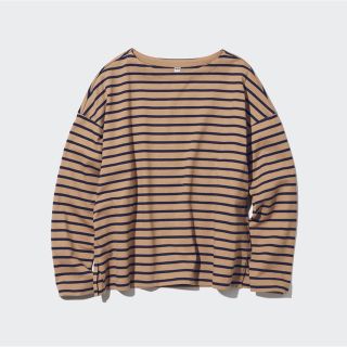 ユニクロ(UNIQLO)の【えい様専用】ユニクロ ボーダーTシャツ XL 2点セット(Tシャツ(長袖/七分))