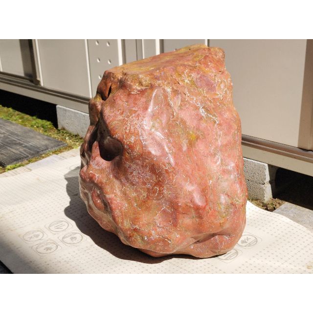 赤玉石 58.6kg 赤石 ジャスパー 碧玉 錦石 鑑賞石 自然石 原石 水石