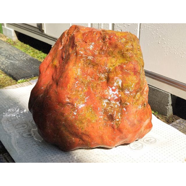 赤玉石 58.6kg 赤石 ジャスパー 碧玉 錦石 鑑賞石 自然石 原石 水石