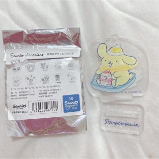 ポムポムプリン(ポムポムプリン)のサンリオ むにゅぐるみパティオ アクリルスタンド ポムポムプリン ウィンター(キャラクターグッズ)