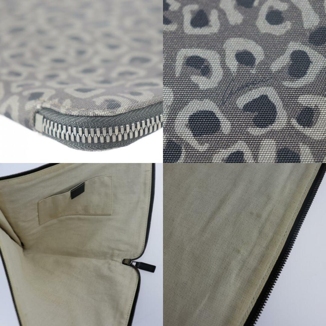 Gucci - GUCCI グッチ セカンドバッグ 353480 キャンバス グレー系