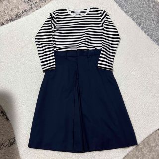 ハイク(HYKE)の☆美品　HYKE ハイク　キュロットパンツ　紺☆(キュロット)