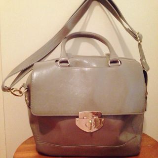 トップショップ(TOPSHOP)のベージュゴールド♡TOPショップ(ボストンバッグ)