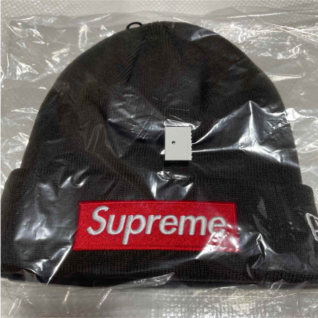 Supreme(シュプリーム)のsupreme New Era Box Logo Beanie  ブラウン　茶 メンズの帽子(ニット帽/ビーニー)の商品写真