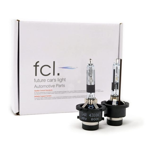 【在庫処分】fcl.(エフシーエル) D4R HID バルブ ホワイト 純白色