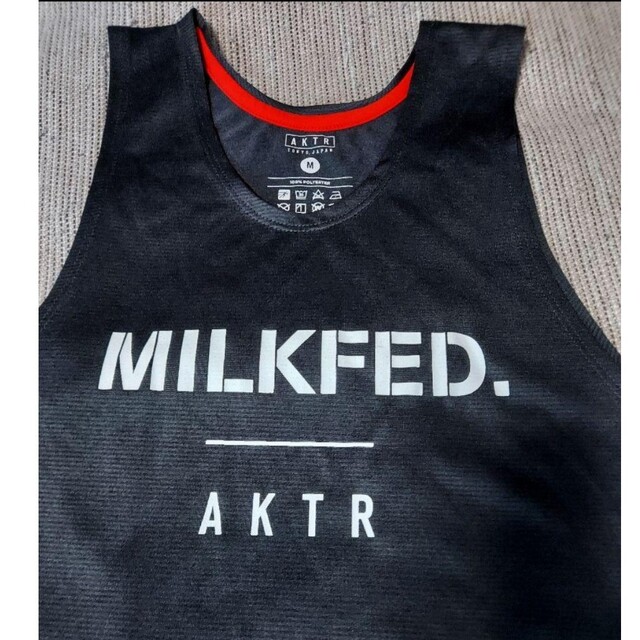 MILKFED.(ミルクフェド)の新品 アクター AKTR × MILKFED コラボ バスケット ノースリーブ スポーツ/アウトドアのスポーツ/アウトドア その他(バスケットボール)の商品写真