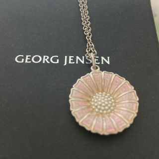 ジョージジェンセン(Georg Jensen)のジョージジェンセン　デイジー　ピンク(ネックレス)