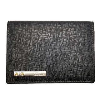 カルティエ(Cartier)の美品 カルティエ Cartier カードケース サントス 04-23011233(名刺入れ/定期入れ)