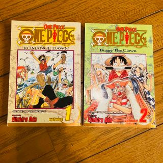 ワンピース(ONE PIECE)の【元値2101円】ONE PIECE 英語版　1巻　2巻(少年漫画)