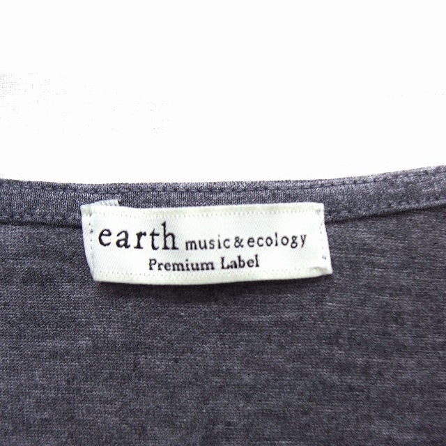 earth music & ecology(アースミュージックアンドエコロジー)のアースミュージック&エコロジー Tブラウス カットソー ボートネック レース F レディースのトップス(シャツ/ブラウス(半袖/袖なし))の商品写真