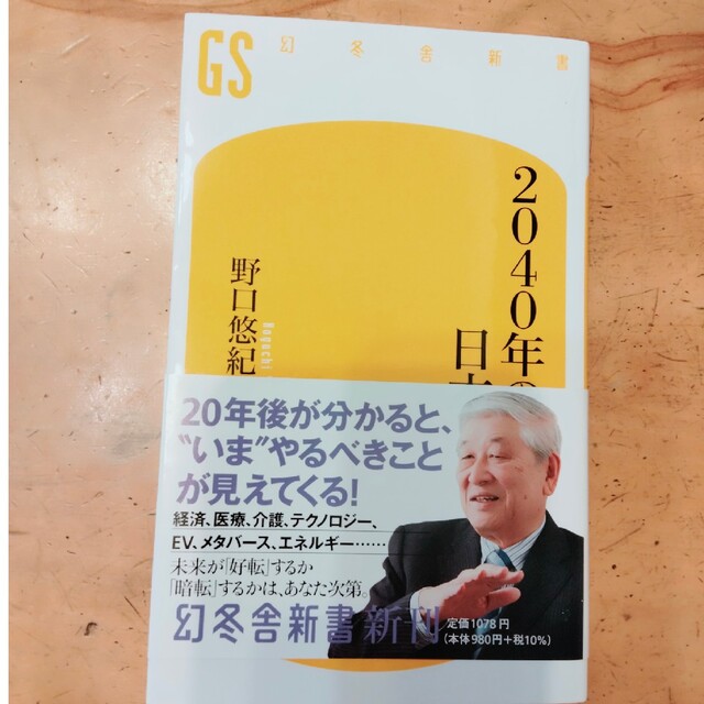 【グレー様専用】2040年の日本　野口悠紀雄 エンタメ/ホビーの本(その他)の商品写真