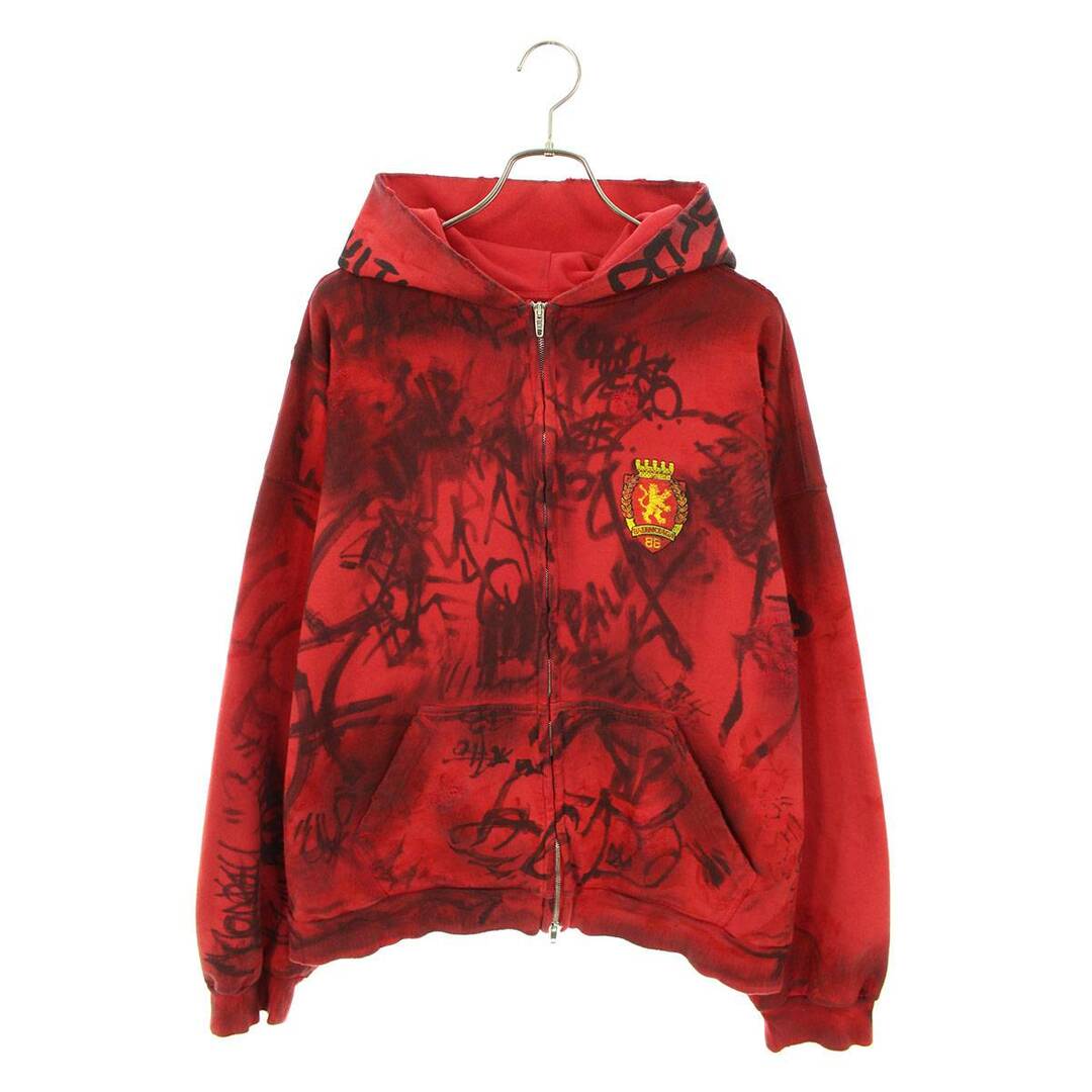 Balenciaga - バレンシアガ MEDIUM FIT ZIP-UP HOODIE 744457 TOVA8