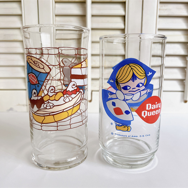 グラス/カップ美品 デイリークイーン DairyQueen タンブラー グラス ヴィンテージ