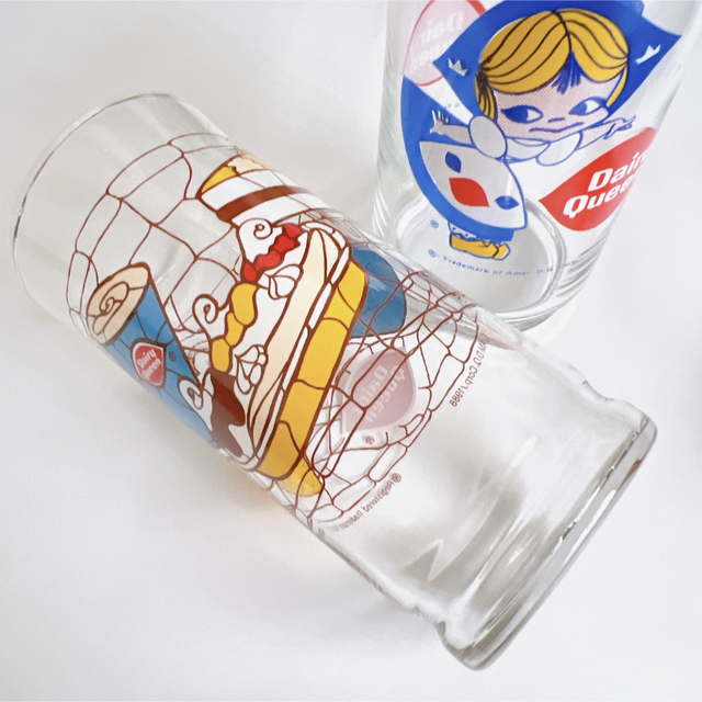 グラス/カップ美品 デイリークイーン DairyQueen タンブラー グラス ヴィンテージ