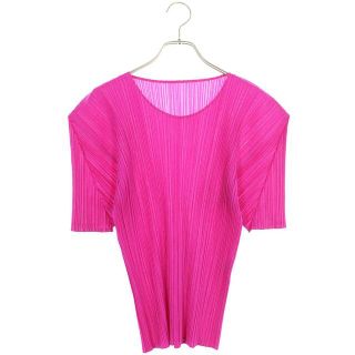 プリーツプリーズイッセイミヤケ(PLEATS PLEASE ISSEY MIYAKE)のプリーツプリーズ  PP63-JK204 プリーツクルーネックTシャツ レディース 3(Tシャツ(半袖/袖なし))