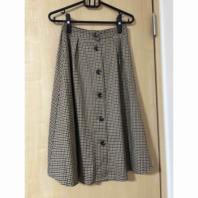 GU(ジーユー)のGU チェック スカート レディースのスカート(ロングスカート)の商品写真