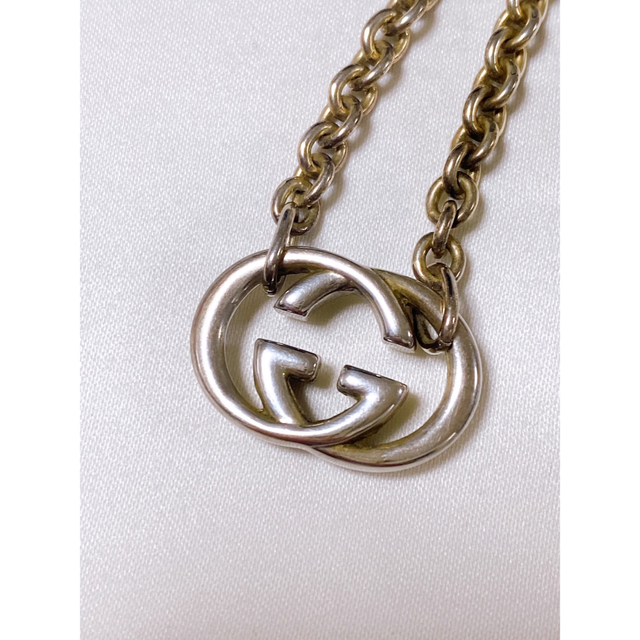 GUCCIネックレス インターロッキング G ダブルチェーン ネックレス 925