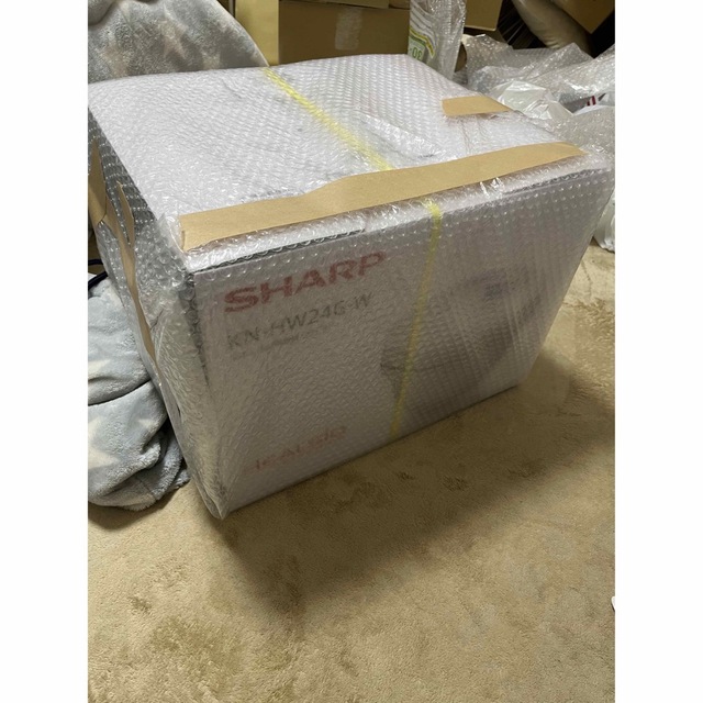 SHARP - SHARP ヘルシオ ホットクックKN-HW24G-W ホワイト 新品未開封