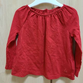 ベビーギャップ(babyGAP)のヤヤヤ、やっぱりギャップのレッドがカワちぃ！サイズ90　babyGAPベ(Tシャツ/カットソー)