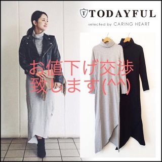 トゥデイフル レザー マキシワンピース/ロングワンピース(レディース