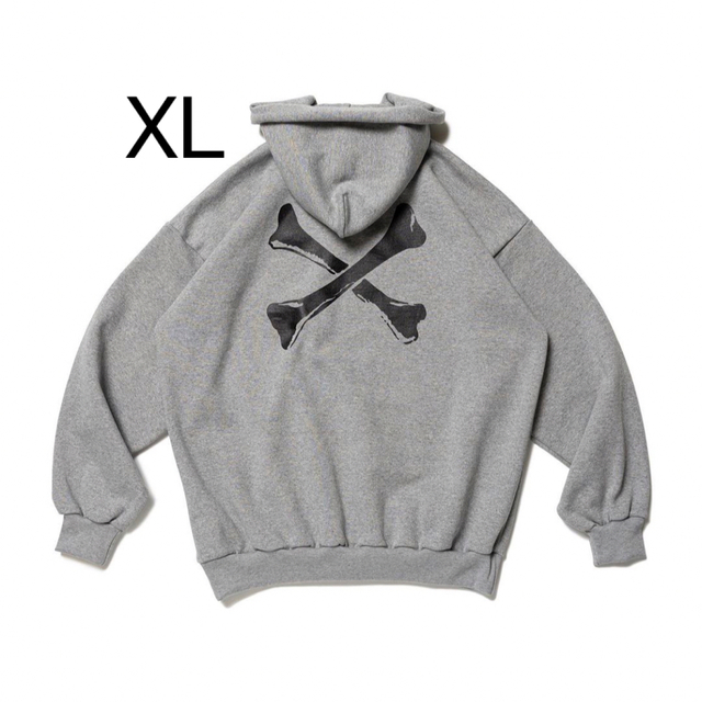 23SS WTAPS CROSS BONES HOODIE XL GRAY