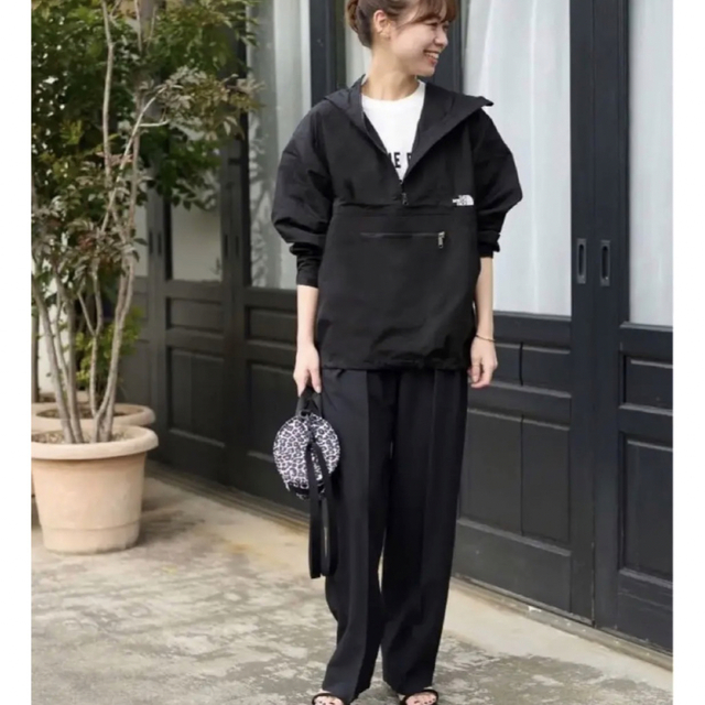 新品タグ付き♡ザノースフェイス コンパクトアノラックM ✽ black