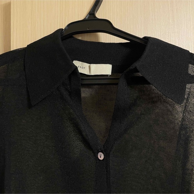 sheer cardigan enof レディースのトップス(カーディガン)の商品写真