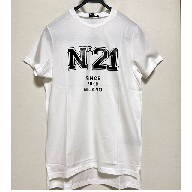 新品 n21 ヌメロ ヴェントゥーノ 白 ホワイト 14Y Tシャツ ロゴ ...