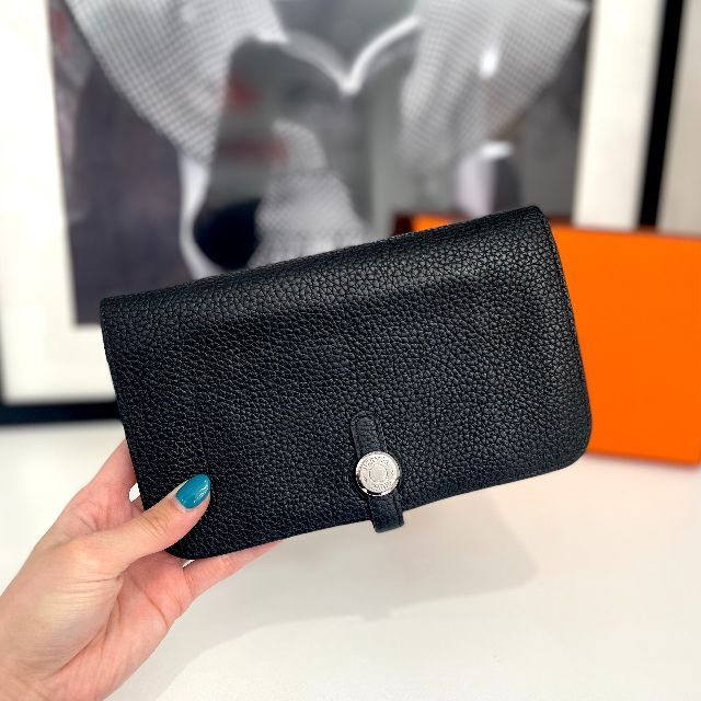 HERMES エルメス ドゴンGM トゴ ブラック C刻印 | www.jarussi.com.br