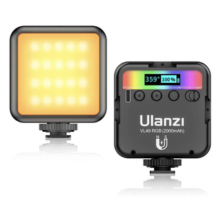 VL49 RGB撮影ライト LEDビデオライト ソフト光 超高輝度 (汎用パーツ)