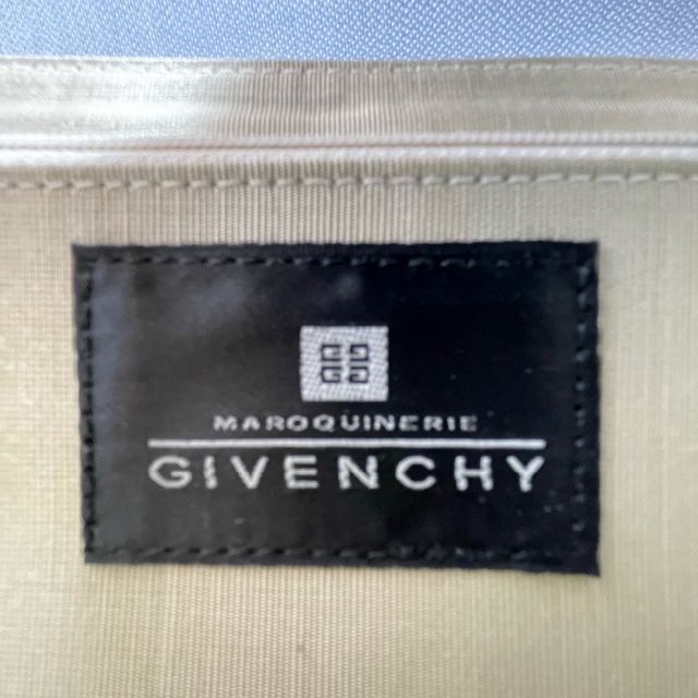 GIVENCHY(ジバンシィ)のGIVENCHY　ジバンシィ　ハンドバッグ　ゴールド ロゴ金具　ブルー レディースのバッグ(ショルダーバッグ)の商品写真