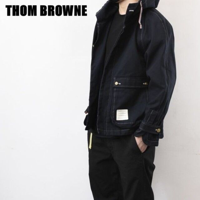 MN AS0007 高級 THOM BROWNE/トムブラウン 金ボタン