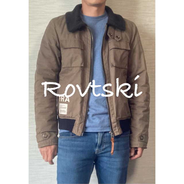 【Rovtski】Flight Jacket/Khaki /M