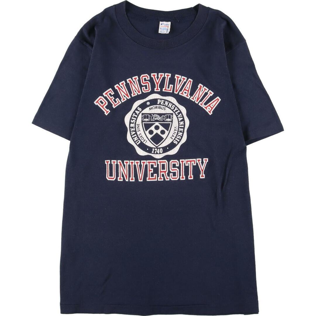 80年代 チャンピオン Champion トリコタグ PENNSYLVANIA ペンシルべニア大学 カレッジTシャツ USA製 メンズM ヴィンテージ /eaa327247