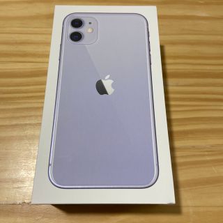 アイフォーン(iPhone)のiPhone 11パープル　64GB SIMフリー(スマートフォン本体)