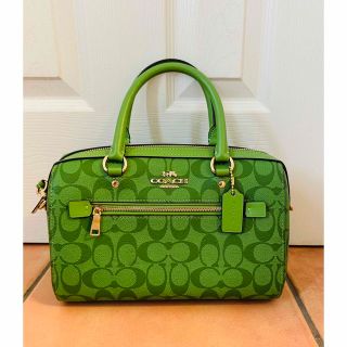 COACH(ハンドバッグ ・ グリーン・カーキ/緑色系)のフリマ COACH(ハンドバッグ ・ グリーン・カーキ/緑色系)のフリマ