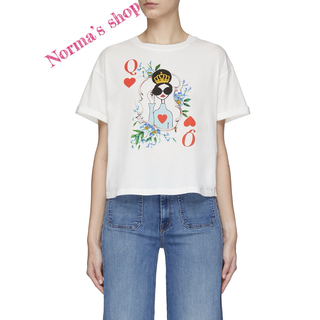 ❣️23新作 ♡ Alice+Olivia 白人形柄Tシャツ 新品♡ 504 | www.otoch 