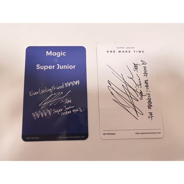 super junior ウニョク サイン 直筆 公式トレカ-