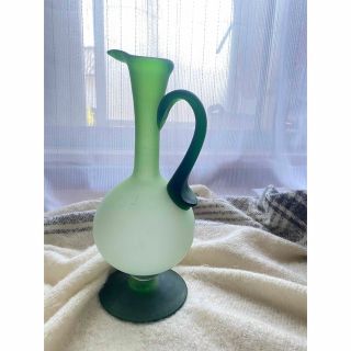 vintage_green pot フラワーベース(花瓶)