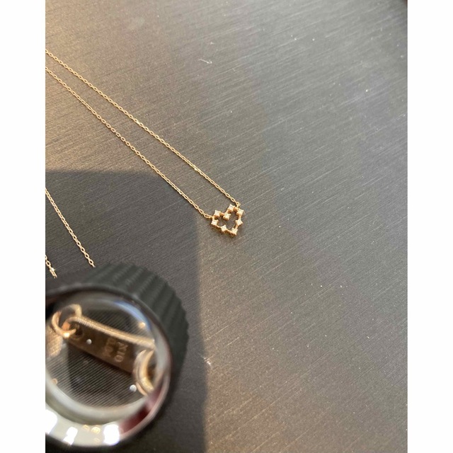 K10 ダイヤモンドネックレス レディースのアクセサリー(ネックレス)の商品写真