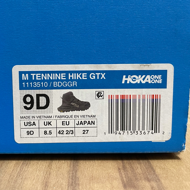 HOKA ONE ONE ホカ オネオネ　テンナインハイク