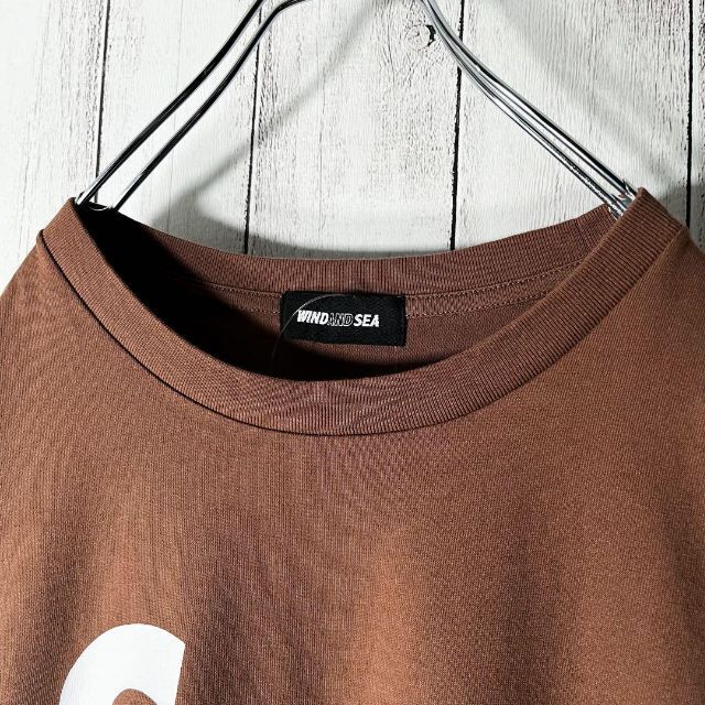 新品 限定コラボ XL】ウィンダンシー ハフ 両面ロゴ 凹凸 刺繍 Tシャツ