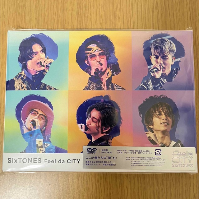 SixTONES(ストーンズ)のSixTONES  Feel da CITY（初回盤） DVD  エンタメ/ホビーのDVD/ブルーレイ(アイドル)の商品写真